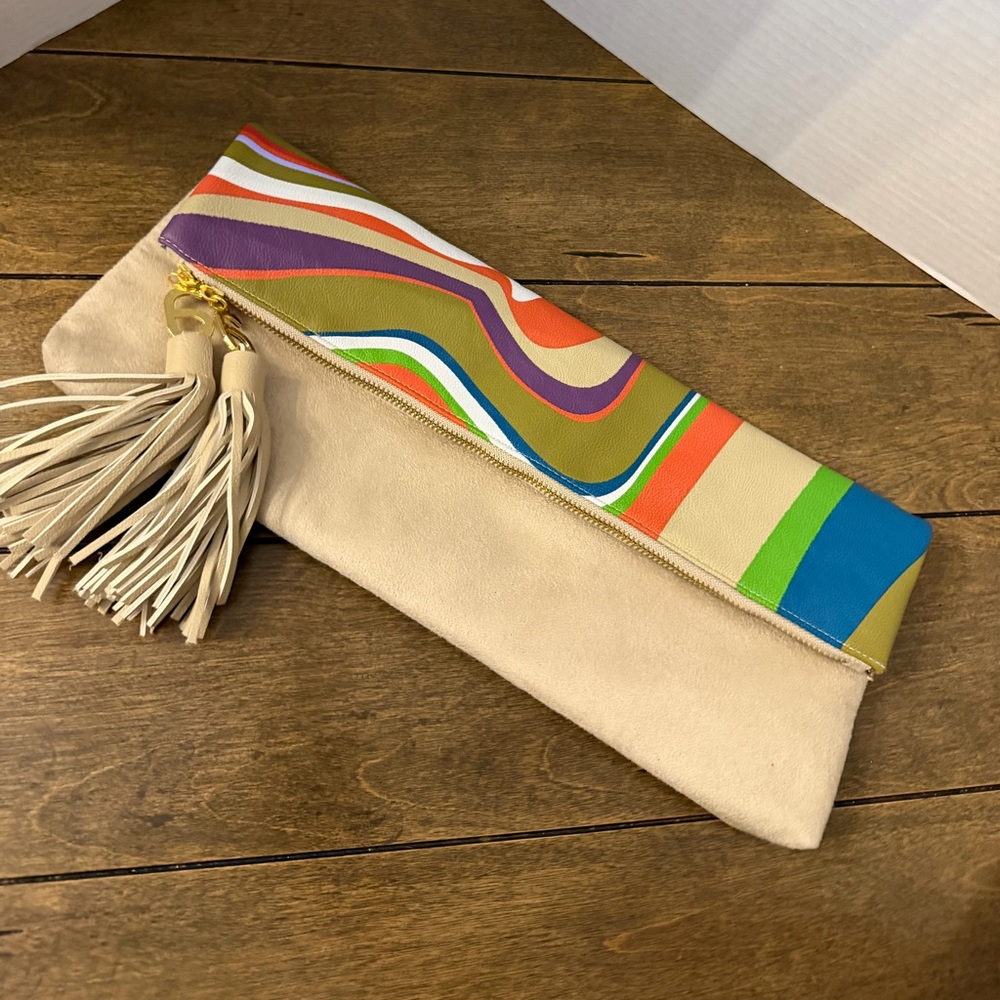 Arbonne Treasures of the Rainforest Tassel Clutch Purse